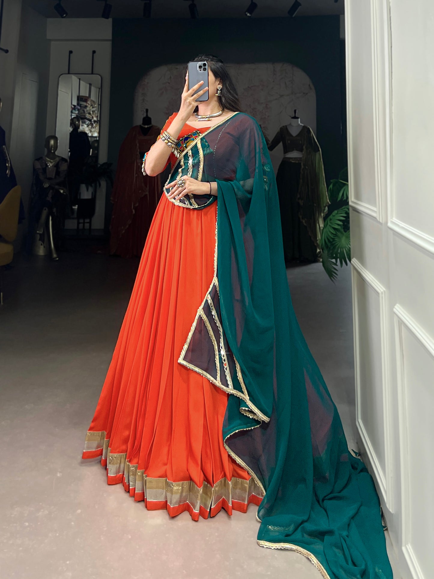 Rayon comfort, Gamthi art Navratri vibe is all about staying rooted Lehenga choli