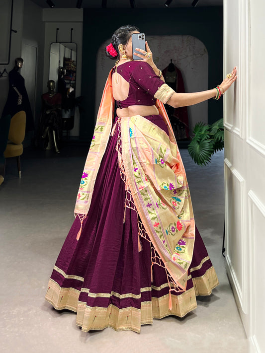 Crafted in silk, designed for royalty Lehenga Choli
