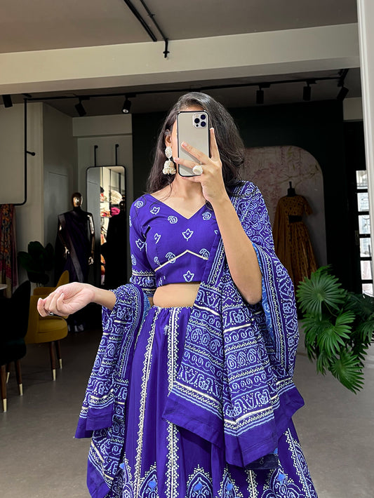 Dancing through the nine nights of navratri in our gorgeous vaishali silk chaniya choli