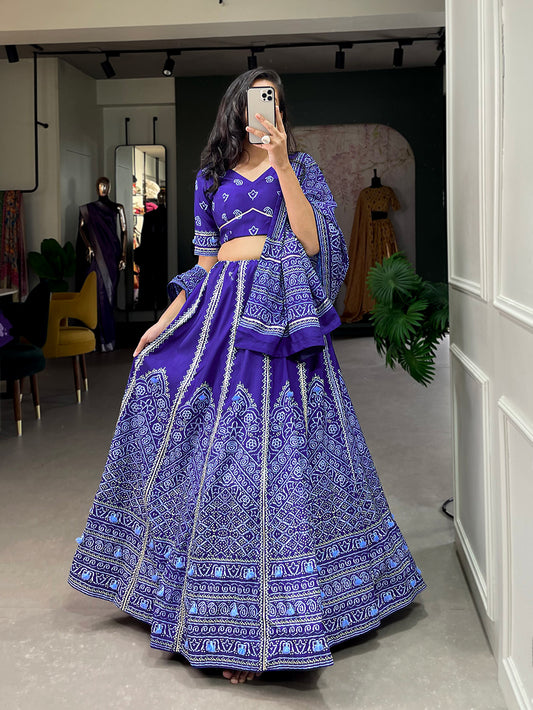 Dancing through the nine nights of navratri in our gorgeous vaishali silk chaniya choli