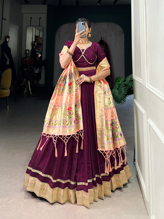 Crafted in silk, designed for royalty Lehenga Choli