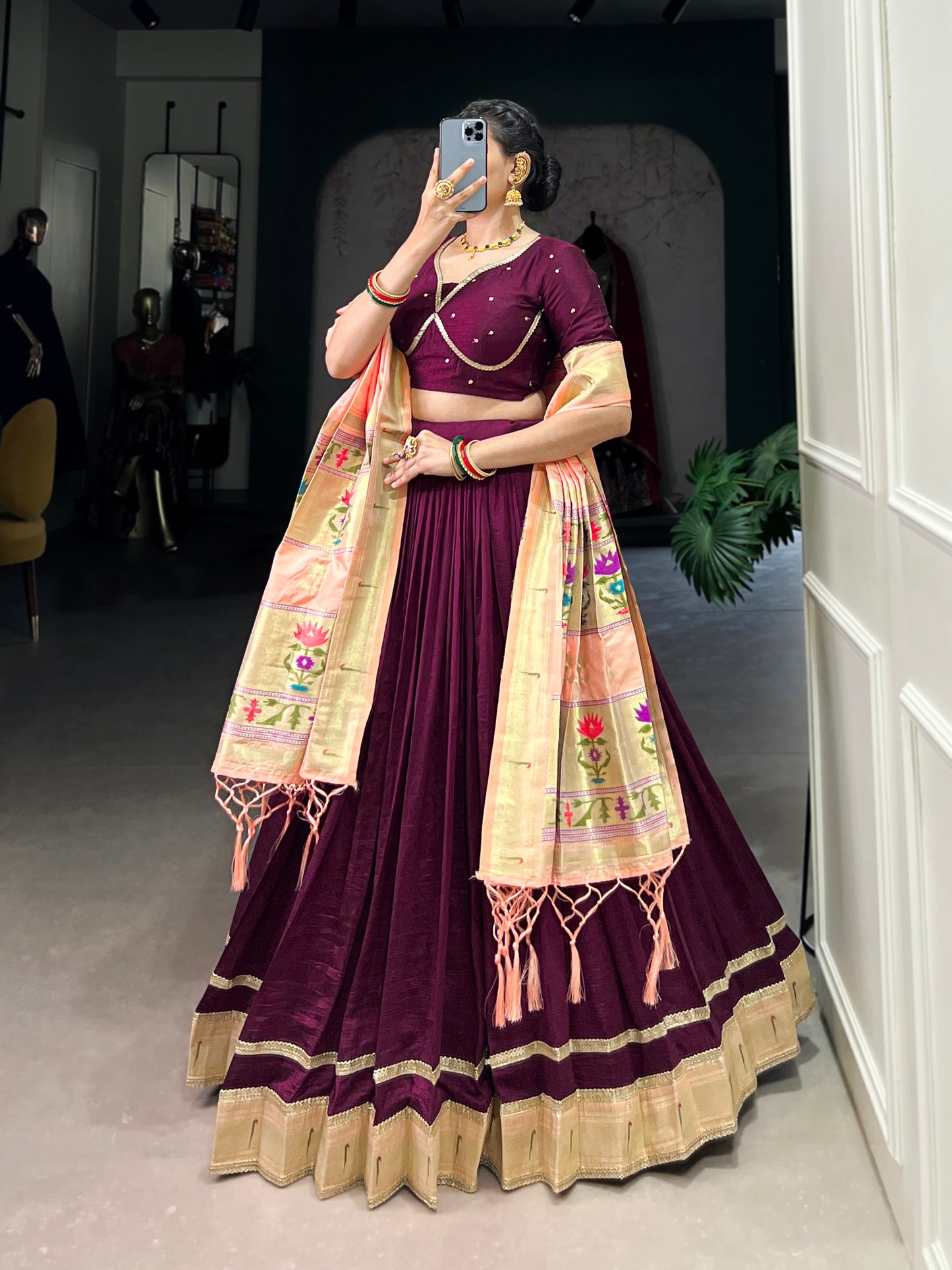Crafted in silk, designed for royalty Lehenga Choli